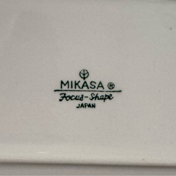 Vintage Mikasa Focus Shape Butter Dish - Picture 9 of 9